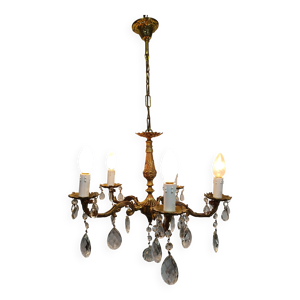 lustre 5 lumières en - bronze