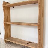 Shelf 3 vintage raw wood shelves