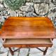 Small louis xiii style mahogany writing table, 19th century