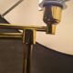 Lampadaire chrome or liseuse deluxe sur pied vintage 1980  reglable   hauteur   et inclinable