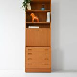 Vintage wardrobe with drawers and desk