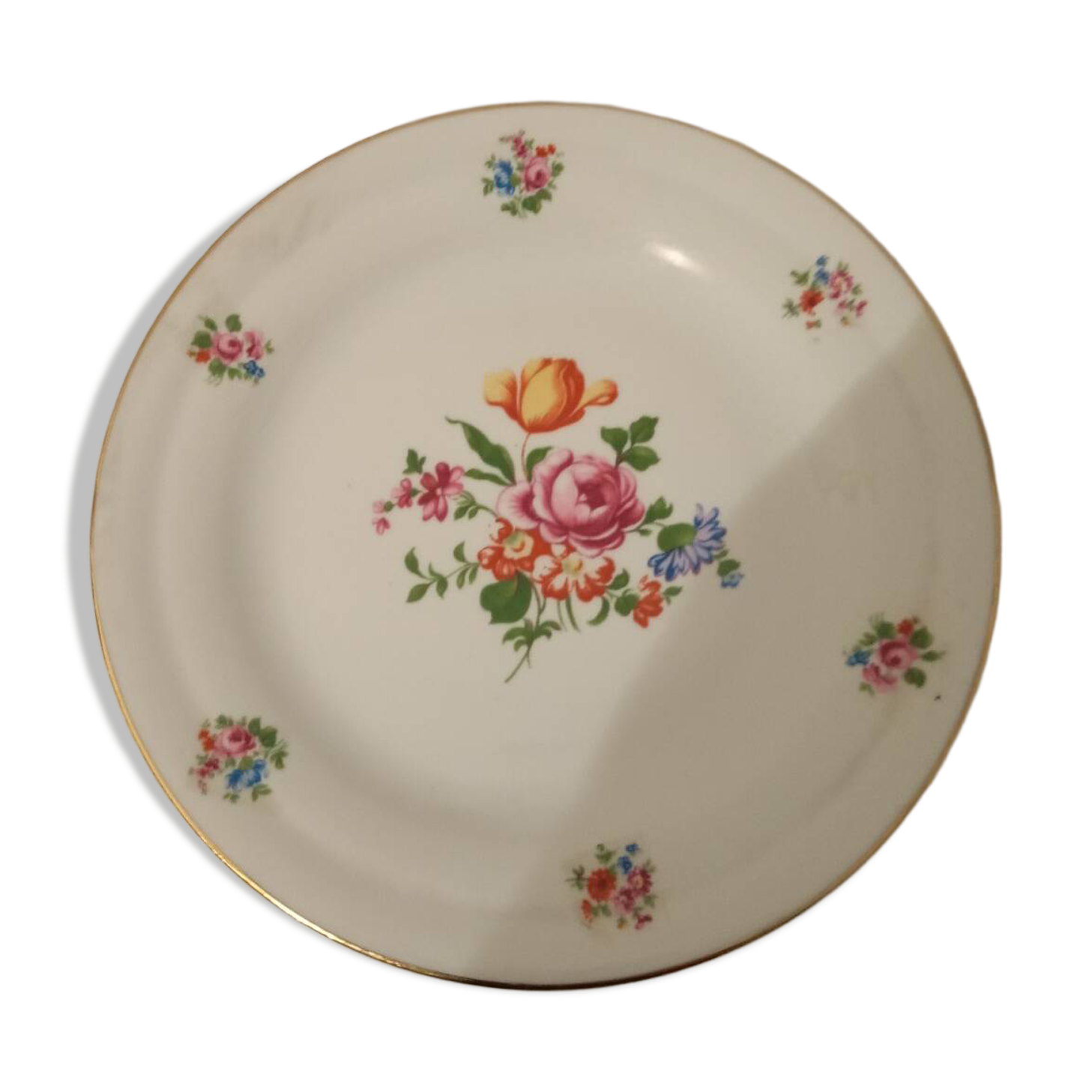 Set of 6 dinner plates and 6 dessert plates.