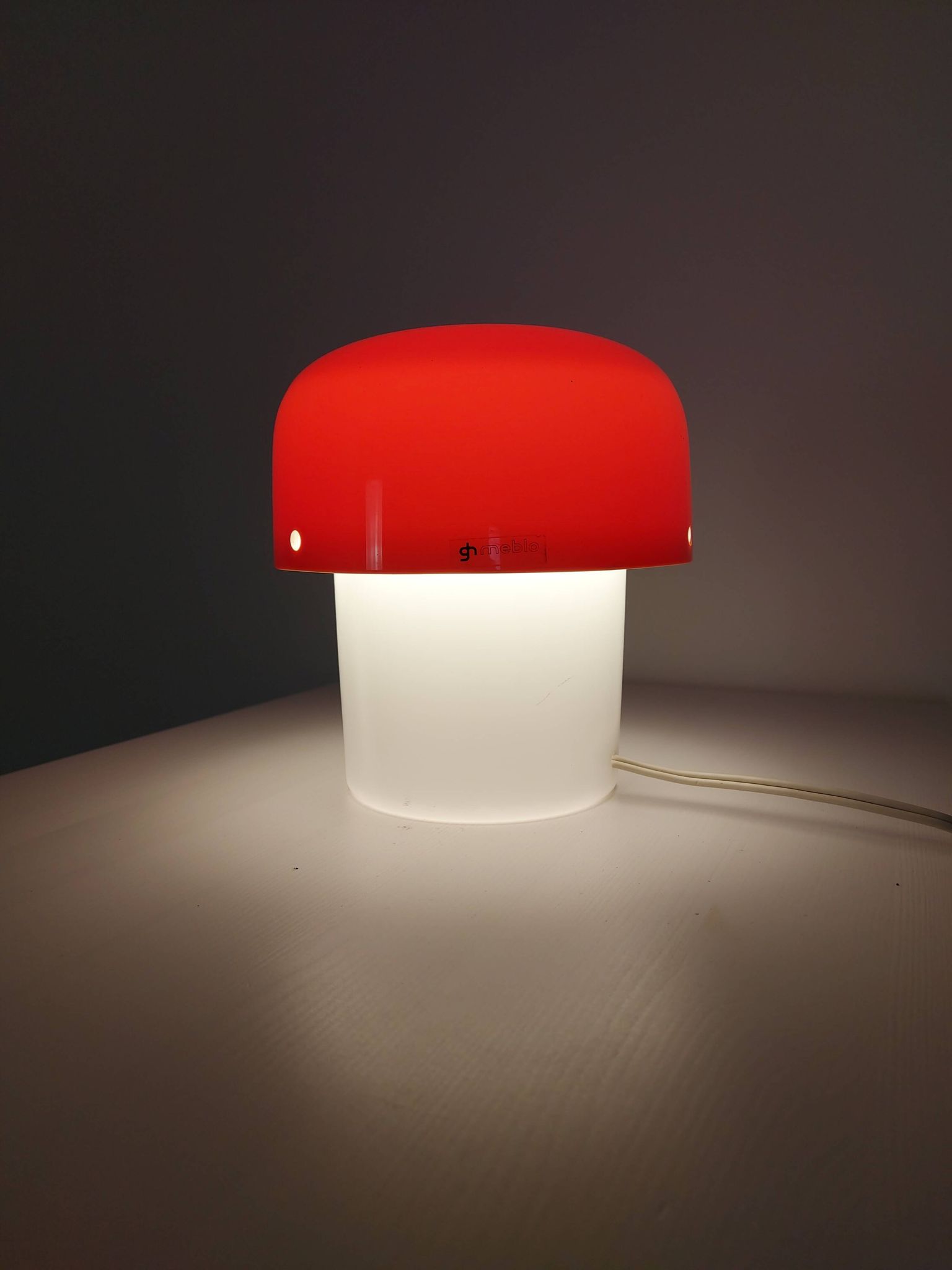 Table Lamp by Harvey Guzzini for Meblo, 1970s