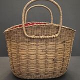 Vintage straw basket
