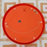 Vintage 1970 orange plastic mirror Salc
