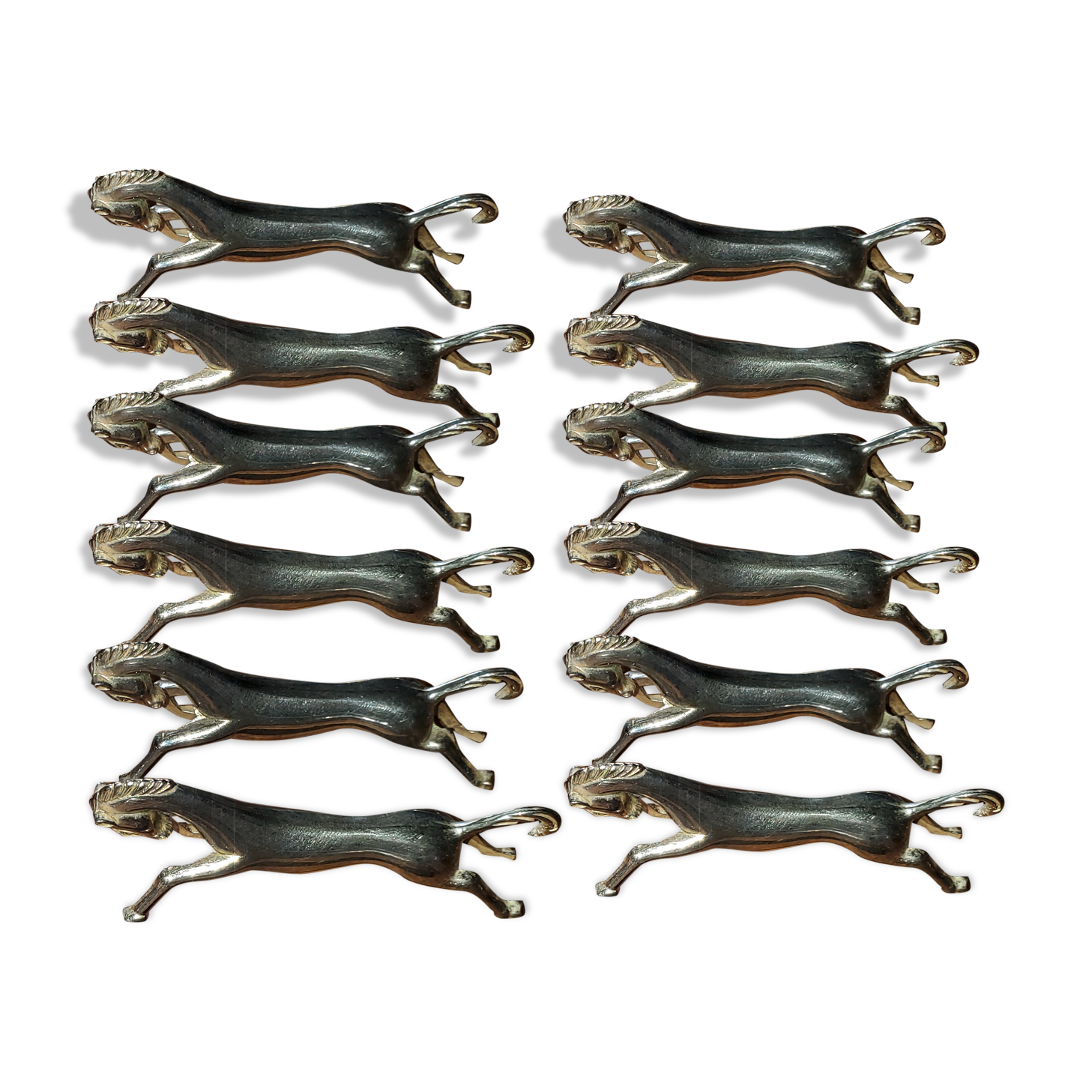 12 horse knife holders