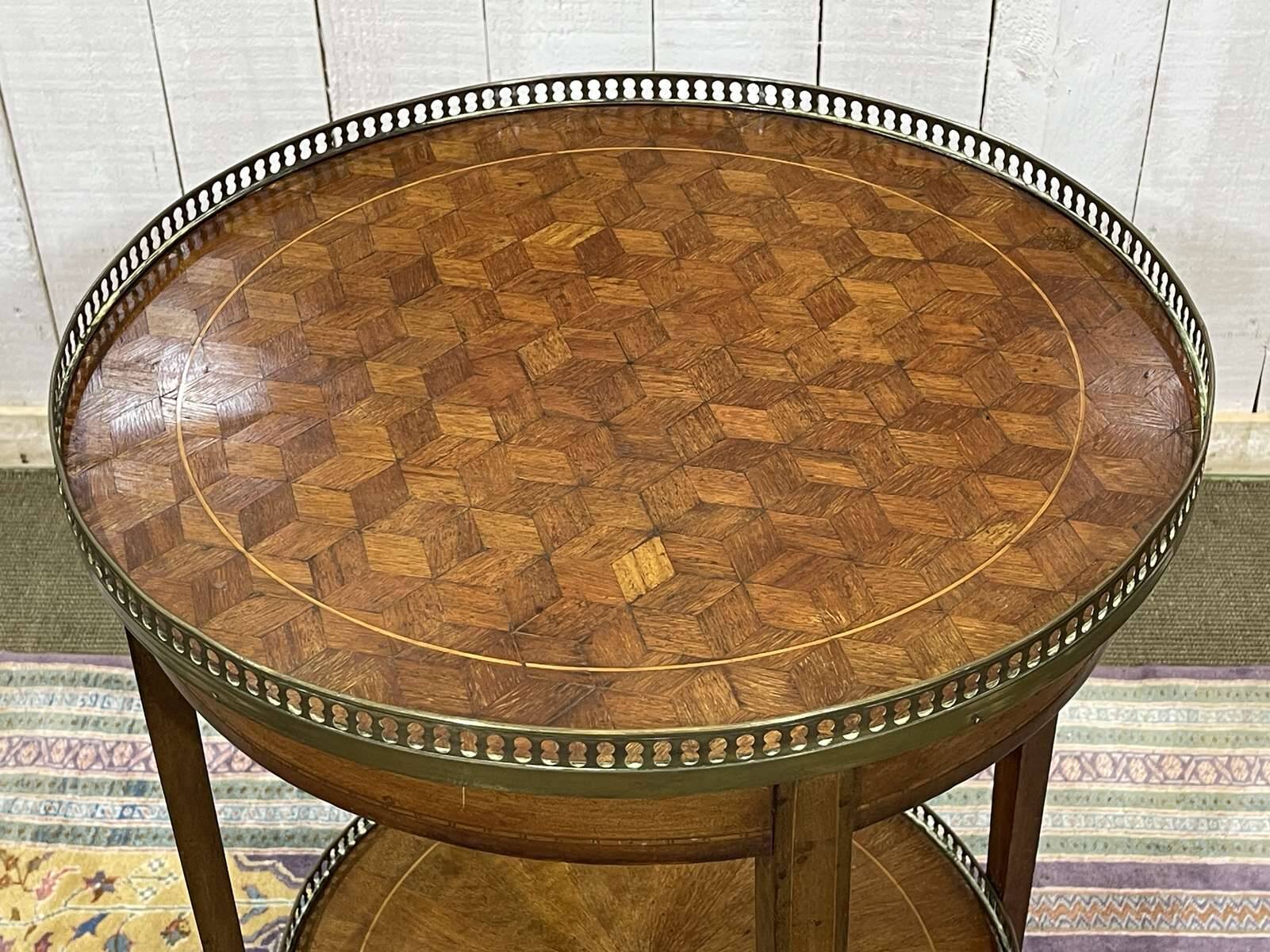 Louis XVI style mahogany side table