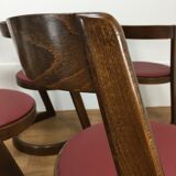 Set of 6 chairs Baumann Halfa design 70's