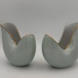 Rosenthal Selb Germany - Two "Banana Ship" vases by Hans Wohlrab for Rosenthal - 1956