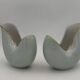 Rosenthal Selb Germany - Two "Banana Ship" vases by Hans Wohlrab for Rosenthal - 1956