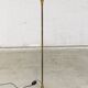 Postmodern Design Brass Fluted Torchiere Floor Lamp by Relco, Italy, 1980s