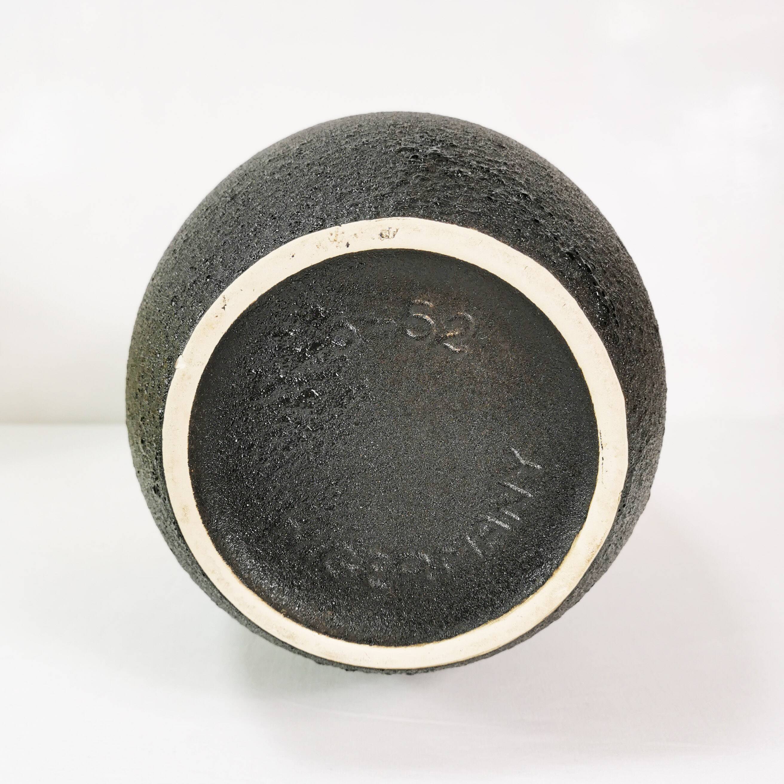 Large Scheurich ceramic vase, Fat Lava, Germany 1960s