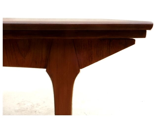 Table de repas design scandinave teck vintage 1960