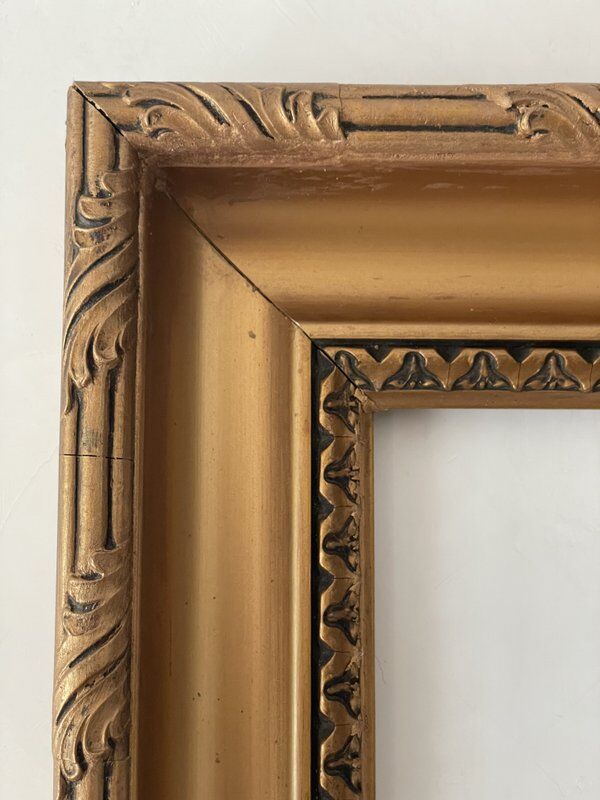 Old gilded frame