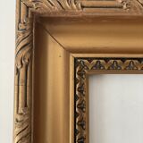 Old gilded frame