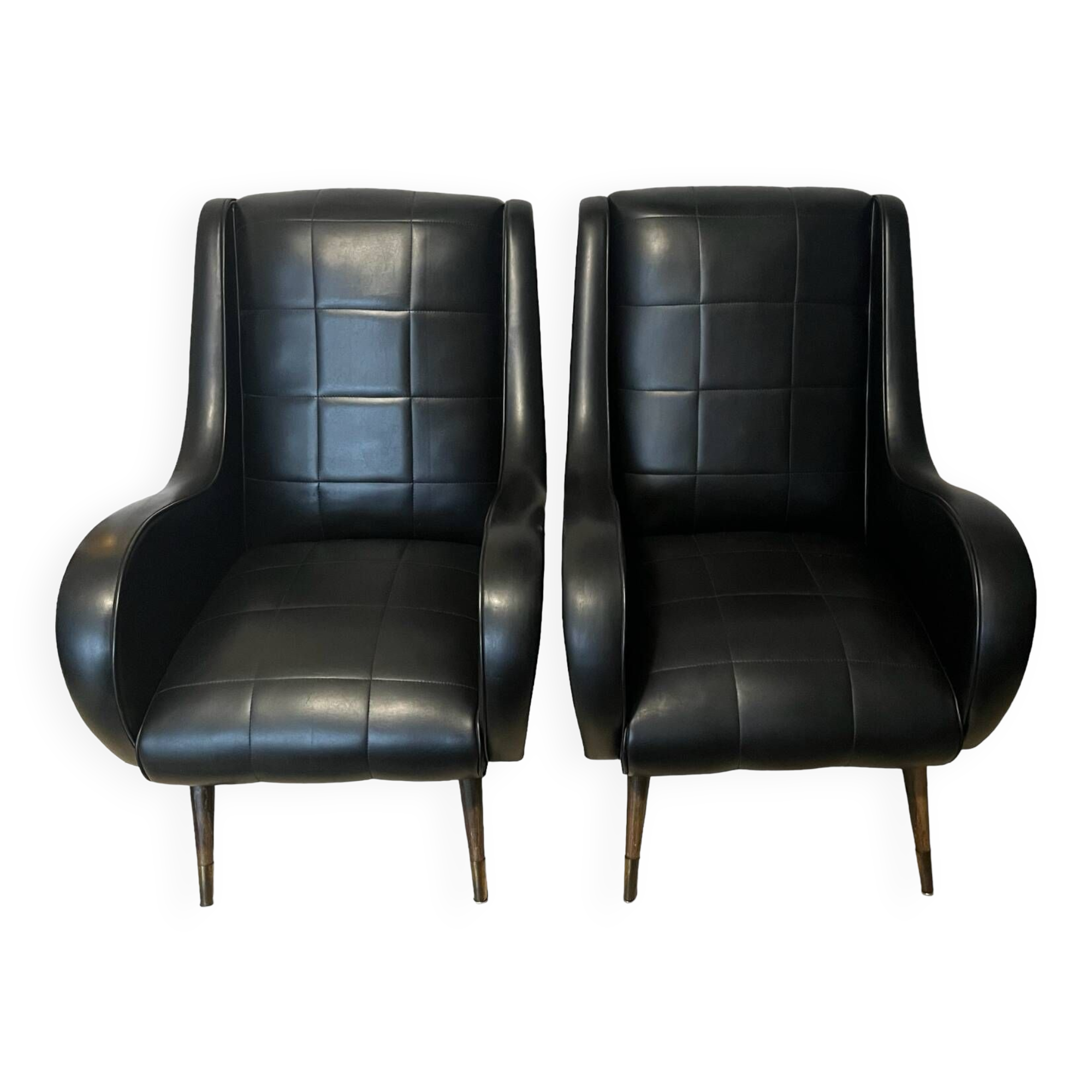 Fauteuil de salon vintage ERTON - années 60