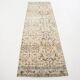 3x10 Beige & Brown Turkish Runner Rug, 84x263Cm