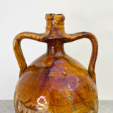 XL Antique Iridescent Glaze Amphora