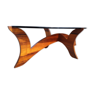 Scandinavian coffee table Hugues Poignant 60s
