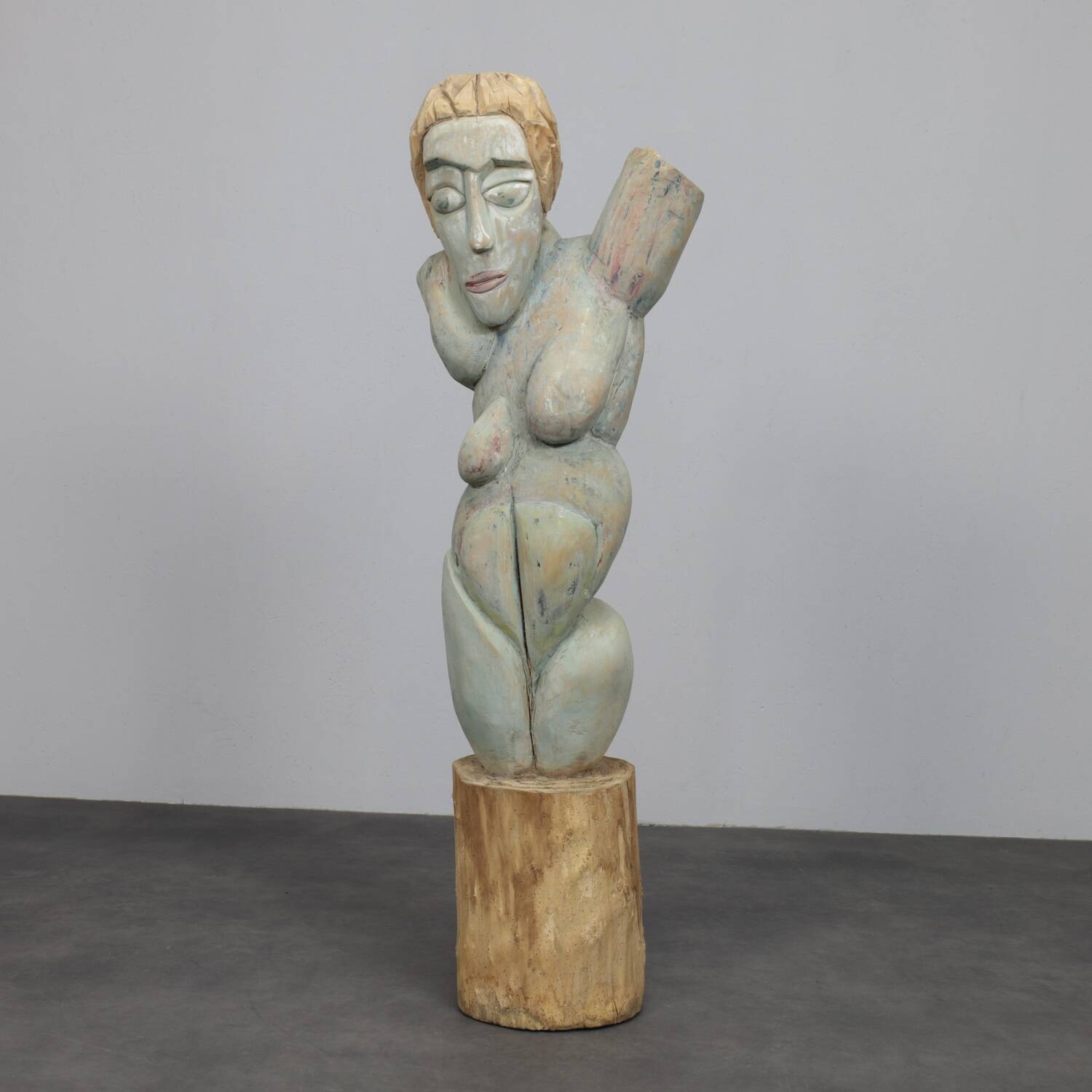 Carved wood sculpture by Tom de Munk-Kerkmeer, Australia, 1990s