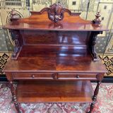 Napoleon III mahogany console or serving unit