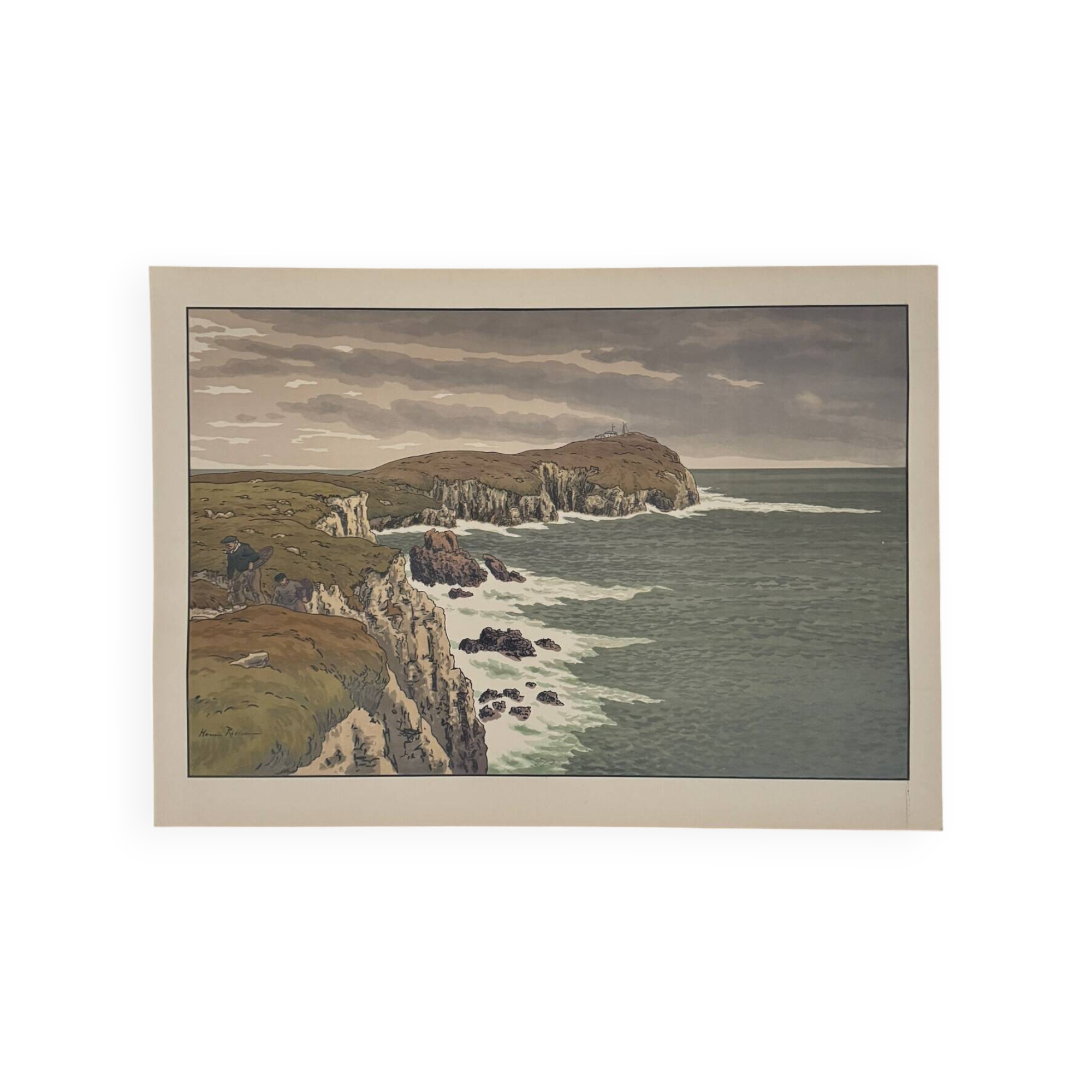 Lithographie par Henri Rivière Les Aspects de la Nature - Le Cap