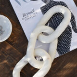 White marble sculpture