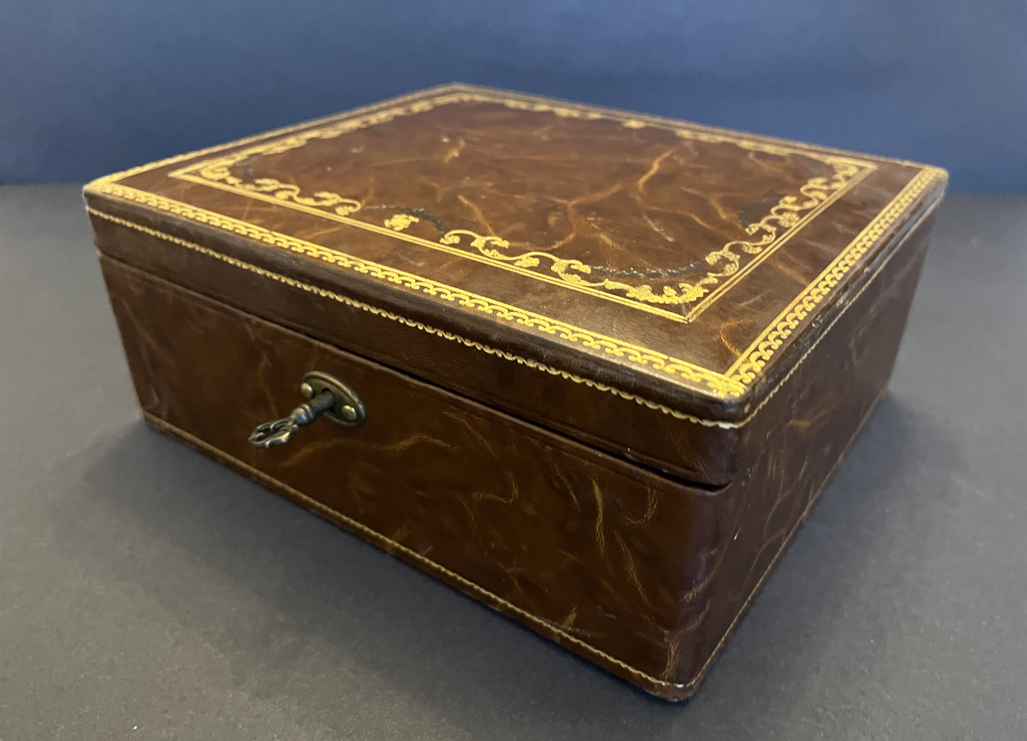 Antique jewelry box