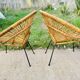 Paire de fauteuils «  Soleil » 50’s