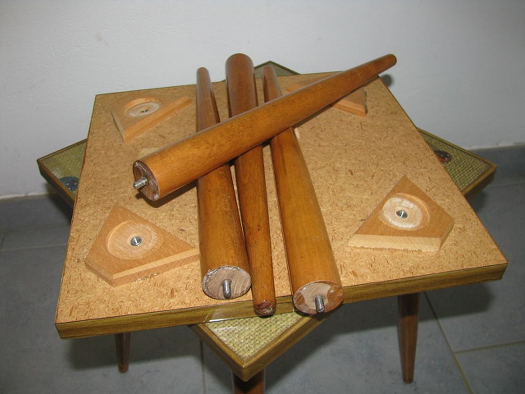 tables d'appoint  « Opal " Allemagne des années 1970
