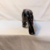 Art Deco Style Black Panther Ceramic