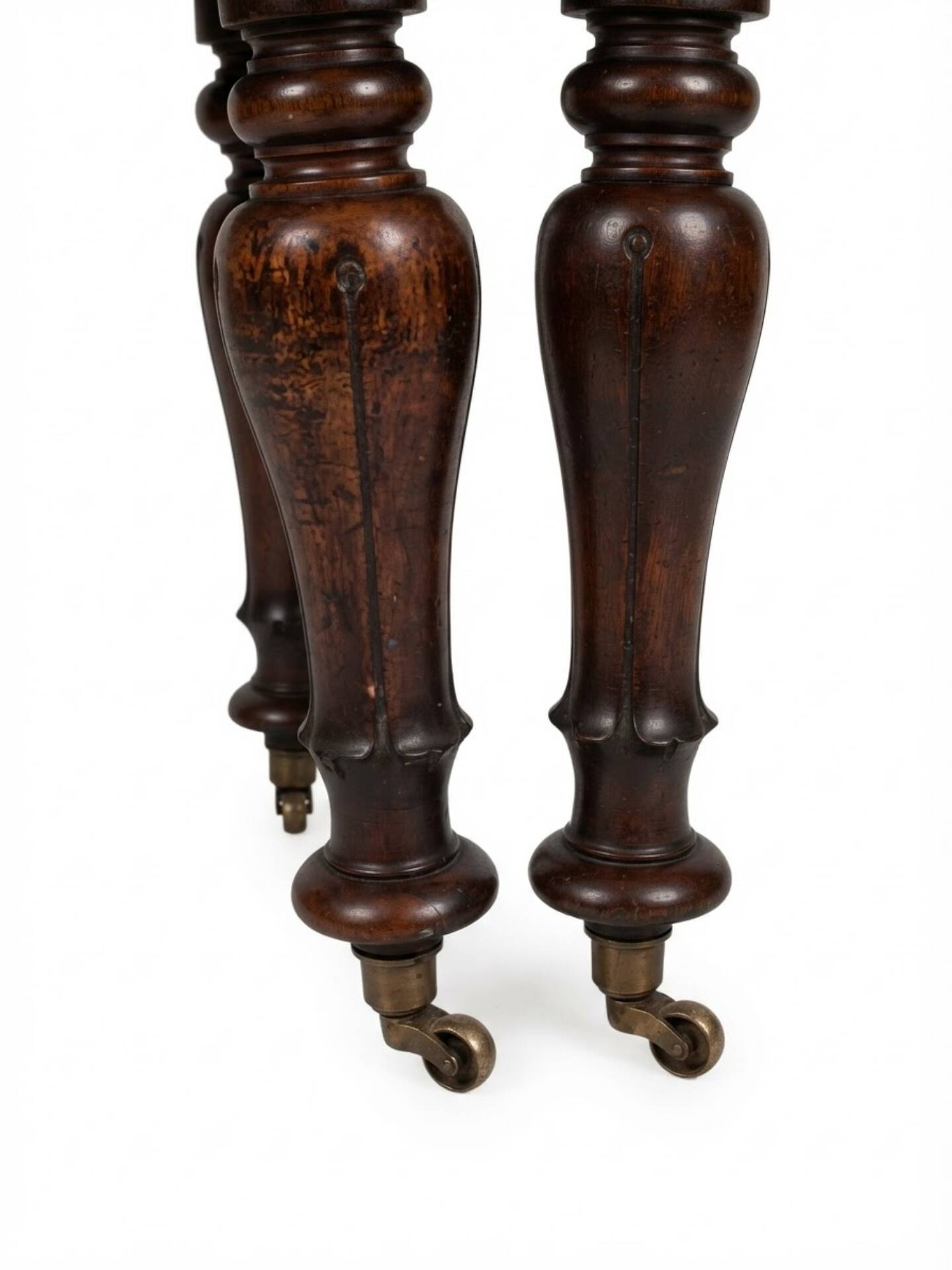 Solid mahogany console table