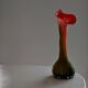Vase Verre Murano Lys Calla - soufflé côtelé floriforme - Italie - Art déco - 1970-1980