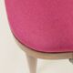 Vintage chair natural raspberry wool bentwood 1960