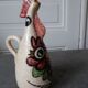 Zoomorphic modernist pitcher in the shape of a rooster
