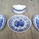 Lunéville - English Cottage - Presentation plate, Cup, Tray, Earthenware Saucière