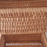 Vintage rattan shelf