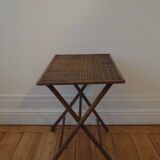 Wooden folding table