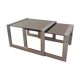 Duo of nesting tables Romeo Rega Italy from the 70s