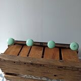 Vintage wall coat rack