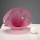 Vintage Murano glass shell from Formia, Italy, 1970s.