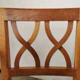 Art deco oak armchair 1940/1950