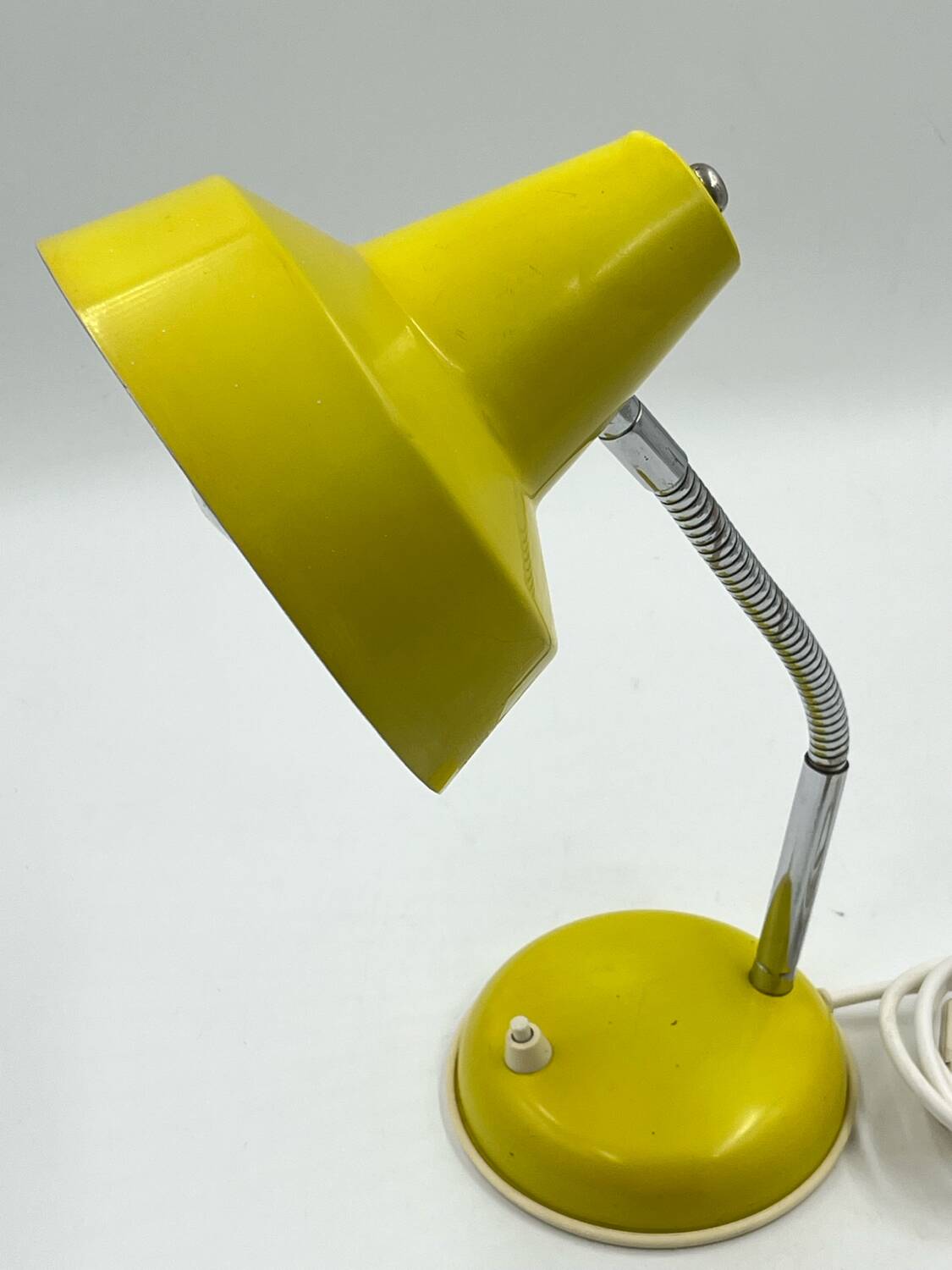 Vintage yellow desk lamp