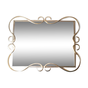 Gold metal mirror 70.5 - hollywood