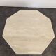 Italian design travertine coffee table from the 1980s.