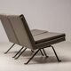 Dutch architectural lounge chairs, pair, Netherlands, circa 1960