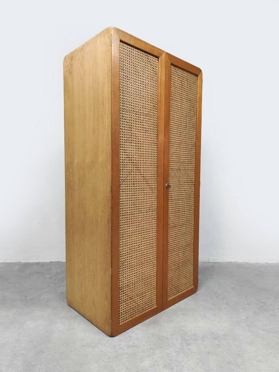 Dutch vintage design cabinet bookcase wardrobe Derk Jan De Vries