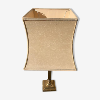 Lampe à poser, pied en laiton