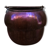 Old copper cauldron