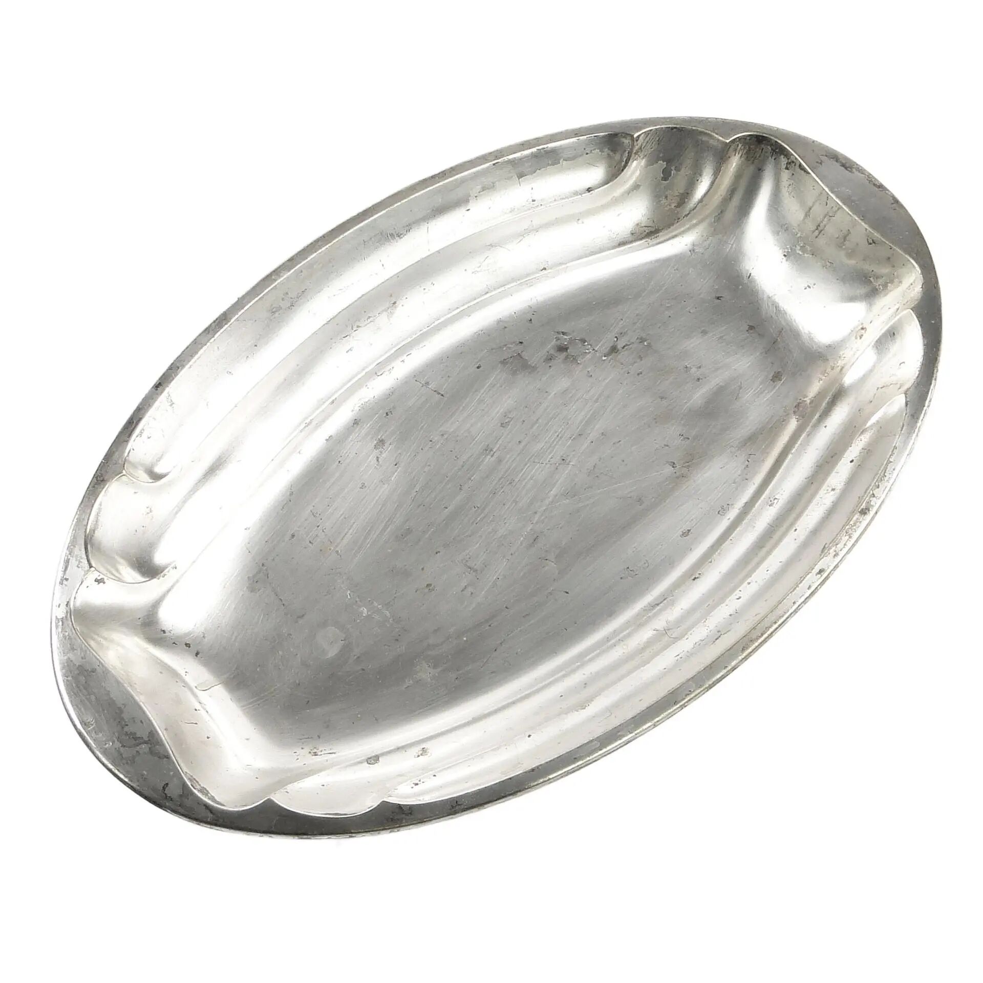 Art Deco platter, silver-plated brass, WMF, Germany, 1930s